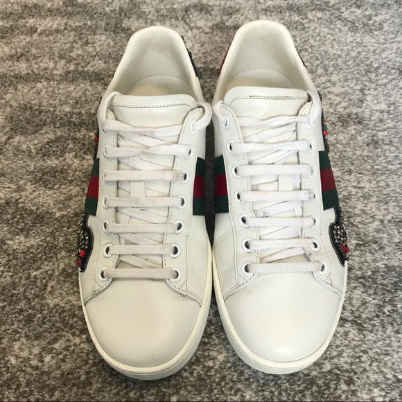 Authentic GUCCI crystal embellished sneakers - Picture 6 of 7